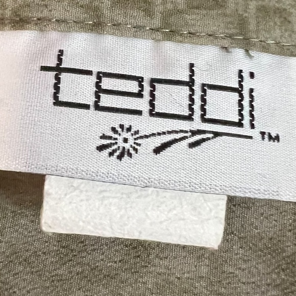 VINTAGE Teddi Women'sTrack Suits Button Down W/Elastic Waist, Size Medium - Picture 8 of 8